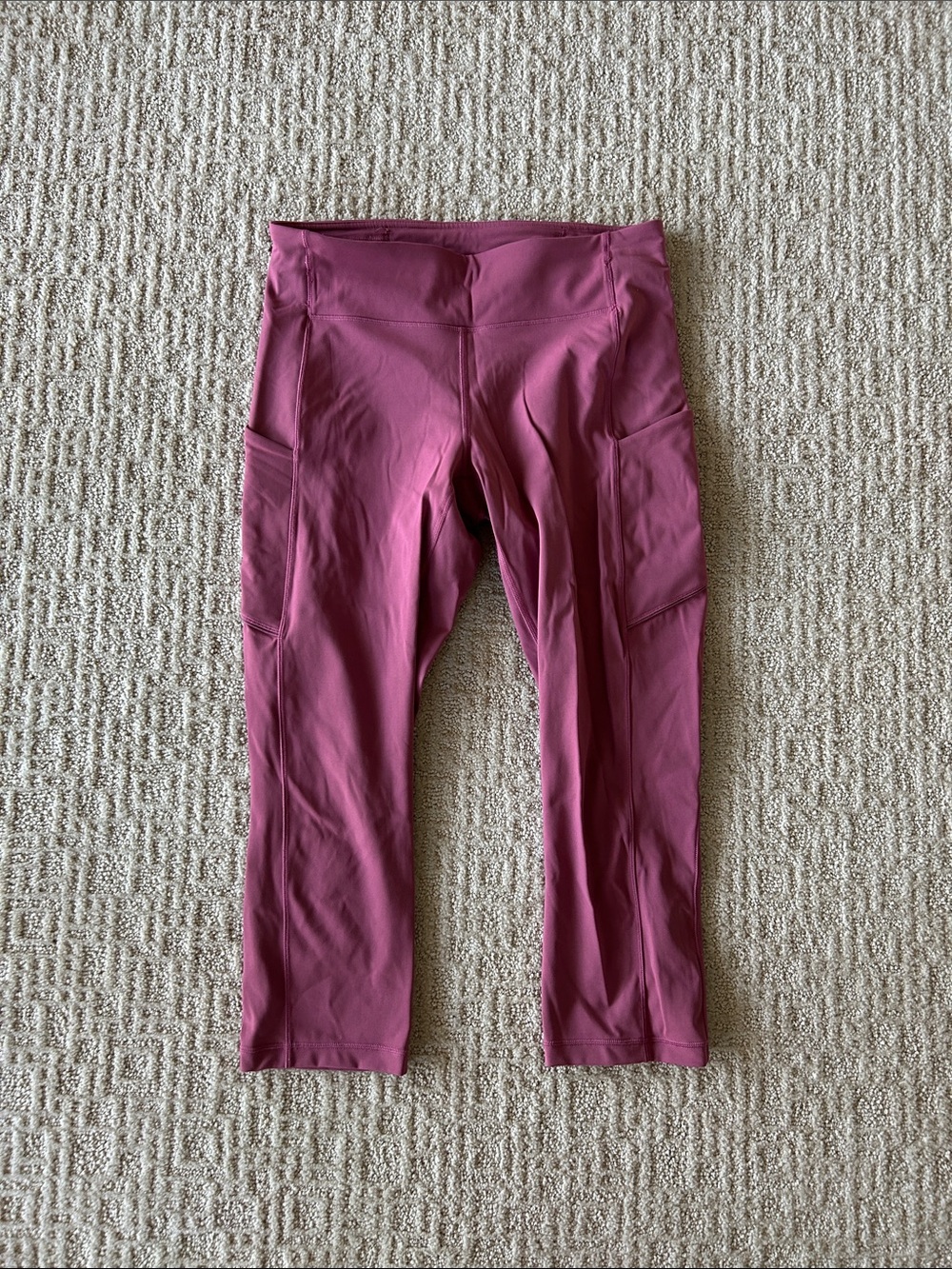 Lululemon Active Pocket Capri Leggings - Rose Mauve